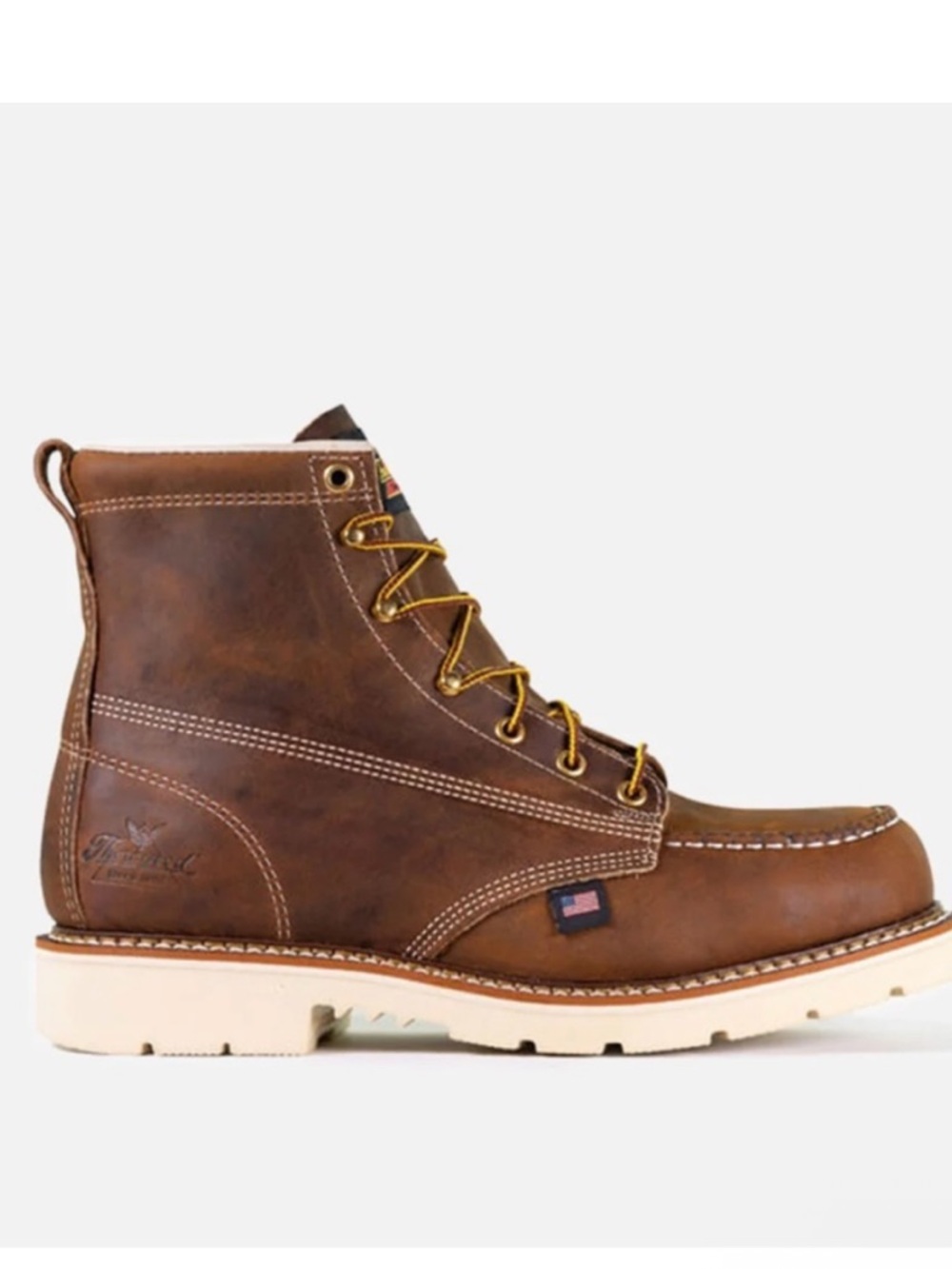 Thorogood American Heritage 6” Steel Toe Work Boots Size D NEW